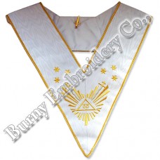 Masonic Fraternal Regalia Embroidery Hands Made Collars